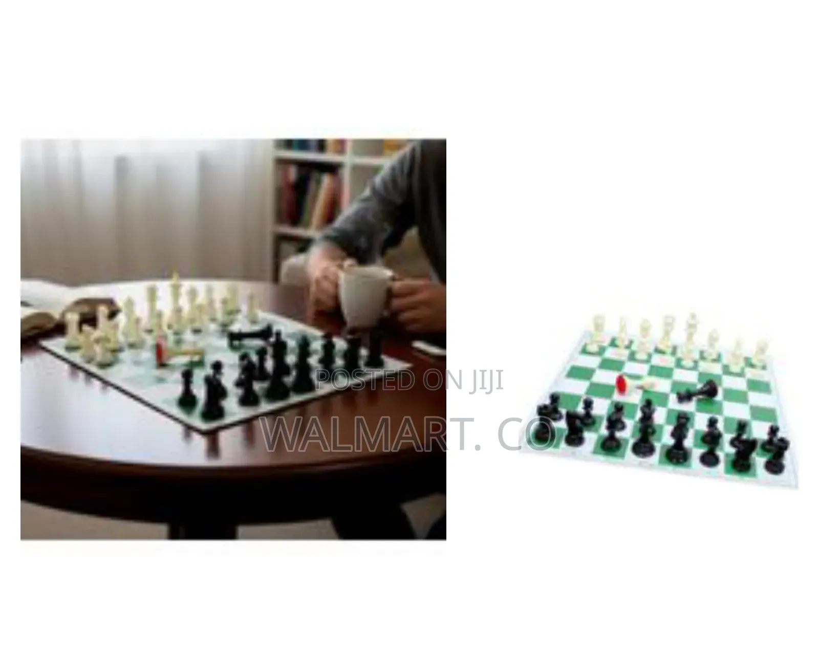 43x 43cm Foldable Tournament Chess Set With Two Extra Queens