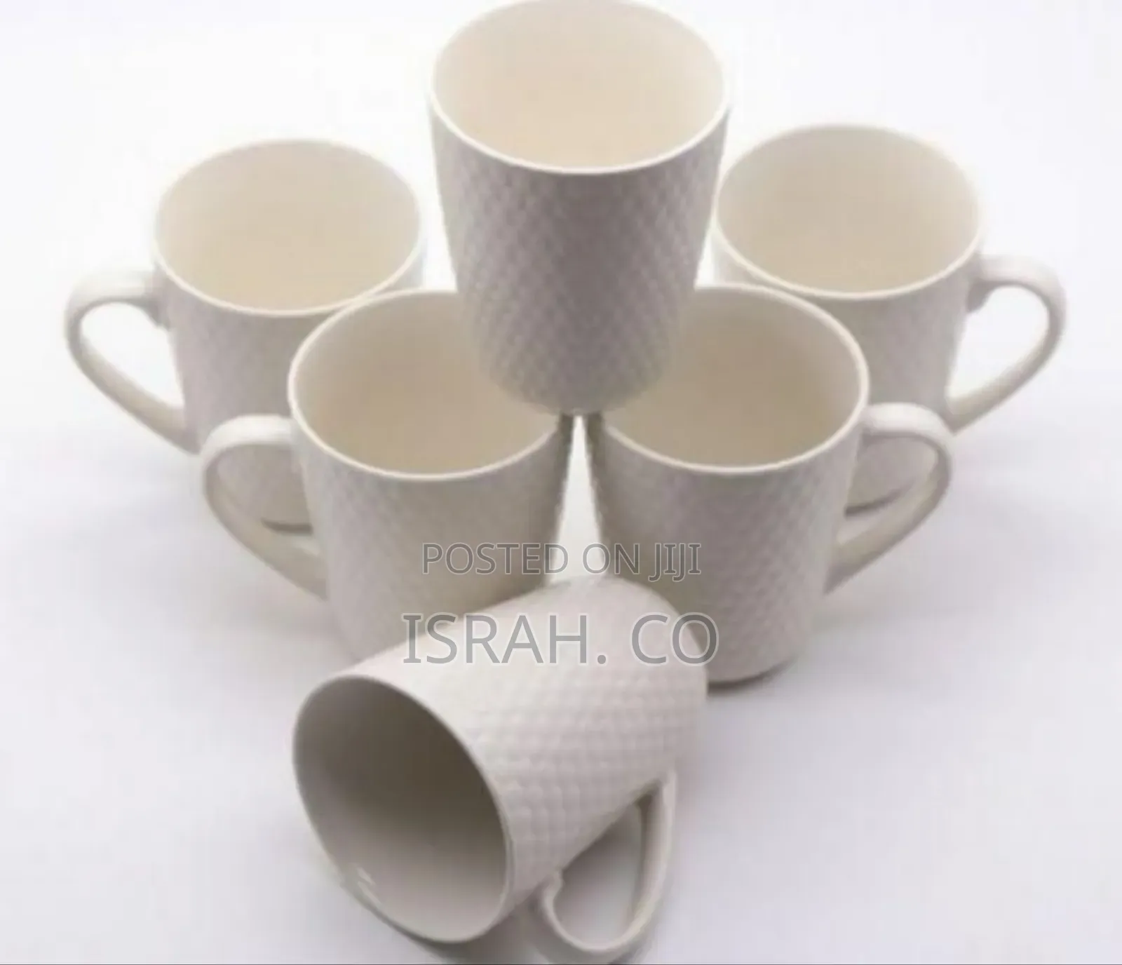 6 Piece Set of Ceramic Cups
