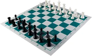 Portable Roll-Up Travel Chess Set.