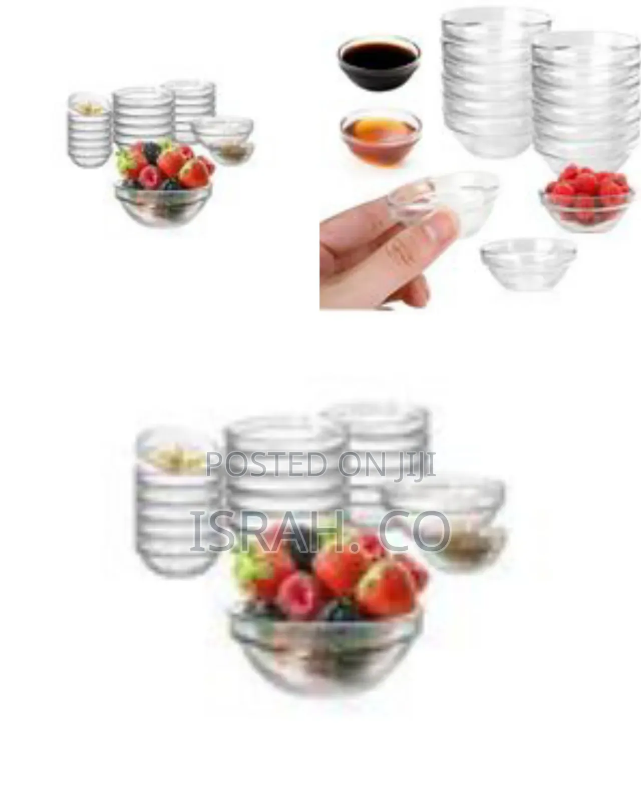Luminarc Set of 12 Versatile Prep Bowls / Ramekins, 100ml - Clear