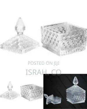 Elegant Decorative Glass Storage Box / Candy Dish