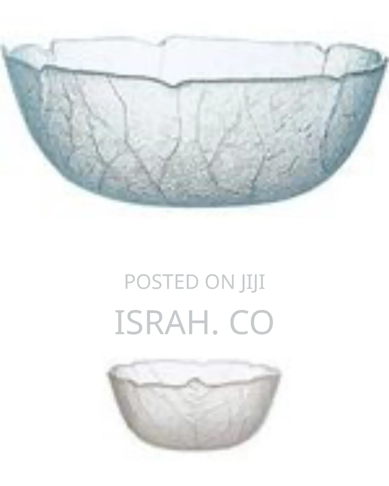 Decorative Glass Leaf Serving Bowl