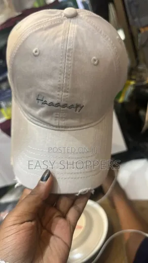 Authentic Baseball Caps With Different Embroidered Logos