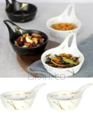 6-Piece Set of Elegant Ceramic Serving Bowls / Dipping Dishes