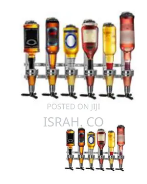Professional Wall-Mounted Drink Dispenser Rack
