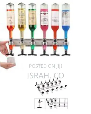 Professional Wall-Mounted Drink Dispenser Rack
