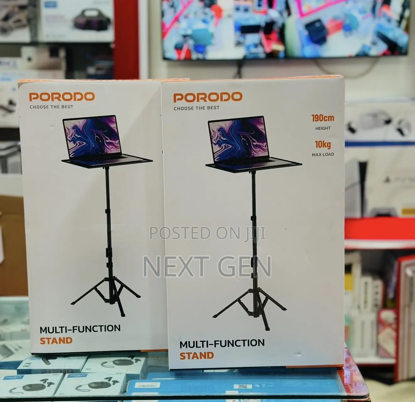 Porodo Multi-Function Stand – For Laptops Projectors
