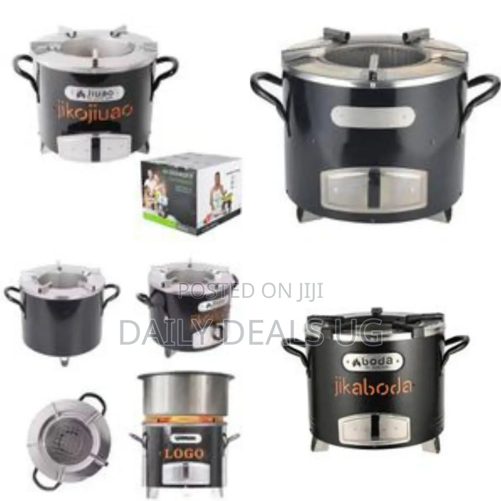 Efficient Charcoal Cooking Stove - Multicolor