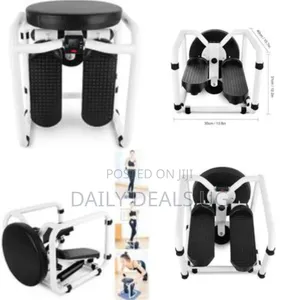 Multifunctional Mini Fitness Twist Stepper With an Electronic Display