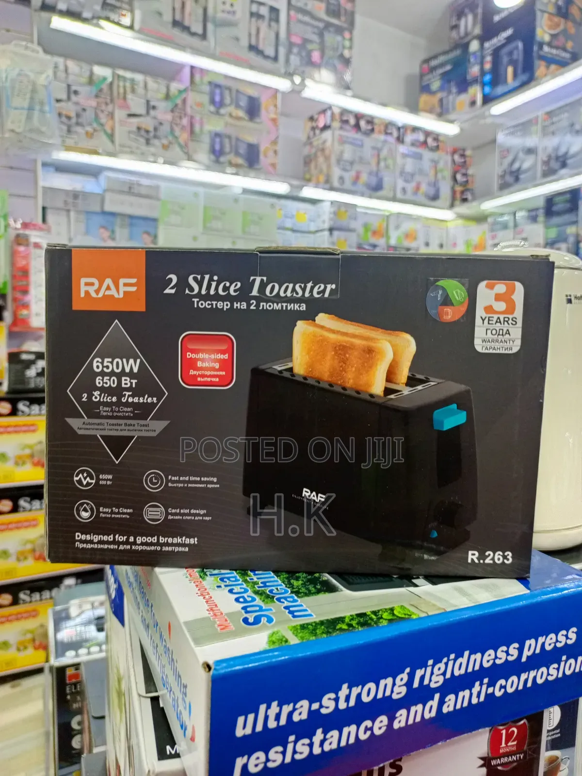 Raf 2 Slice Toaster, Model Number R.263.