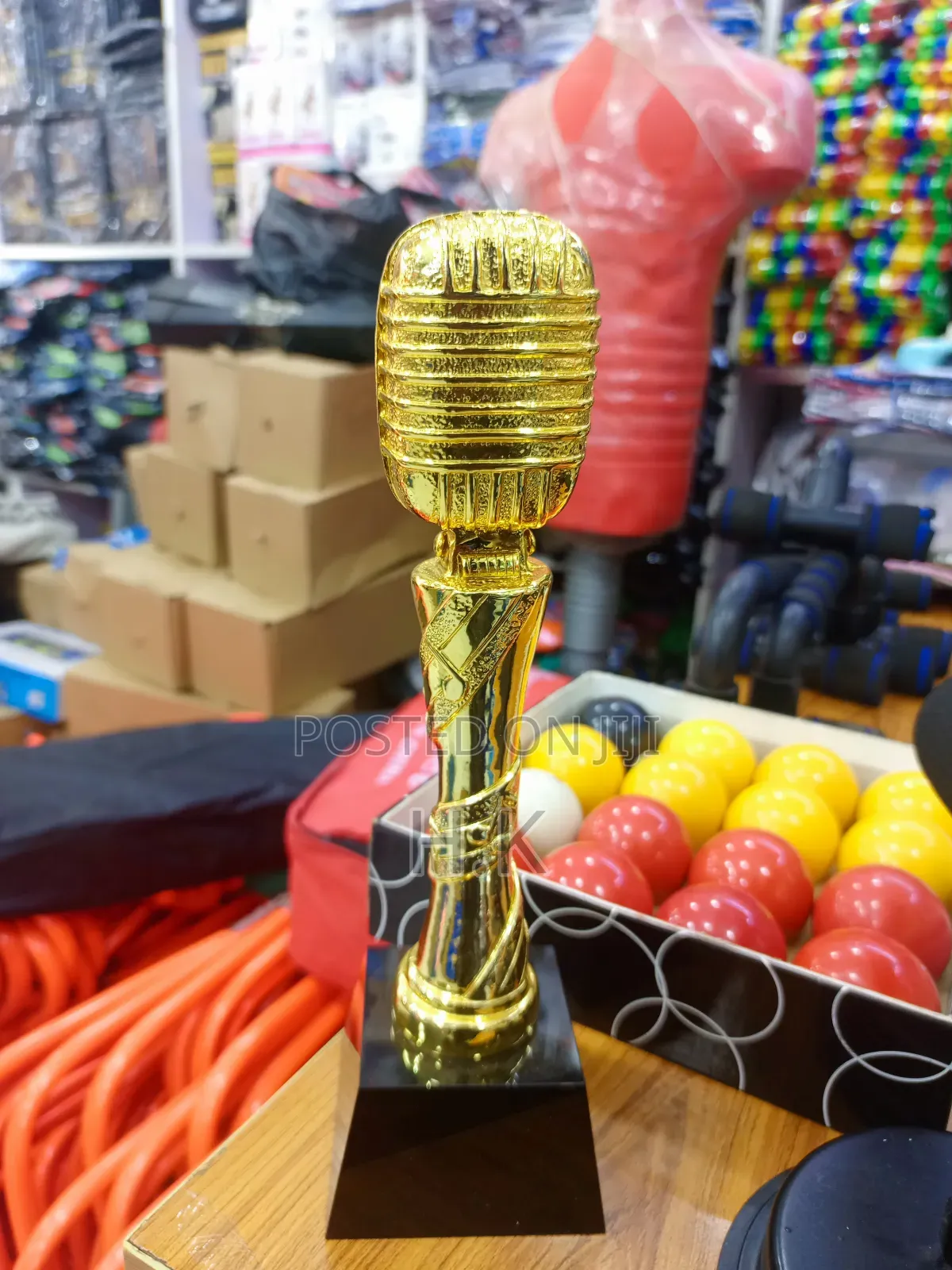 Golden Award Trophy