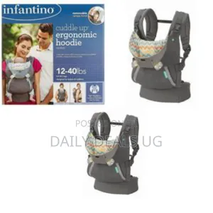 Infantino Cuddle Up Ergonomic Hoodie Carrier - Multicolor