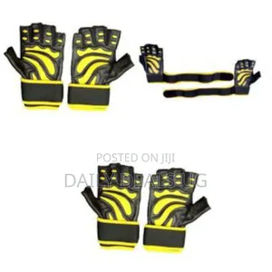 Leather Gym Gloves - Multicolor