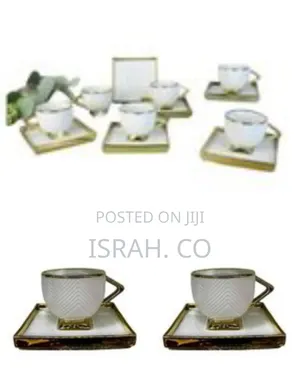 Luxurious Coffee / Espresso Cup and Saucer Set