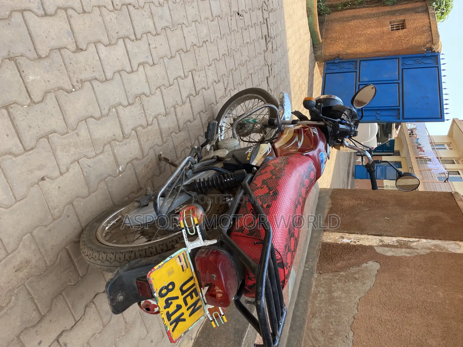 TVS XL 100 2018 Red