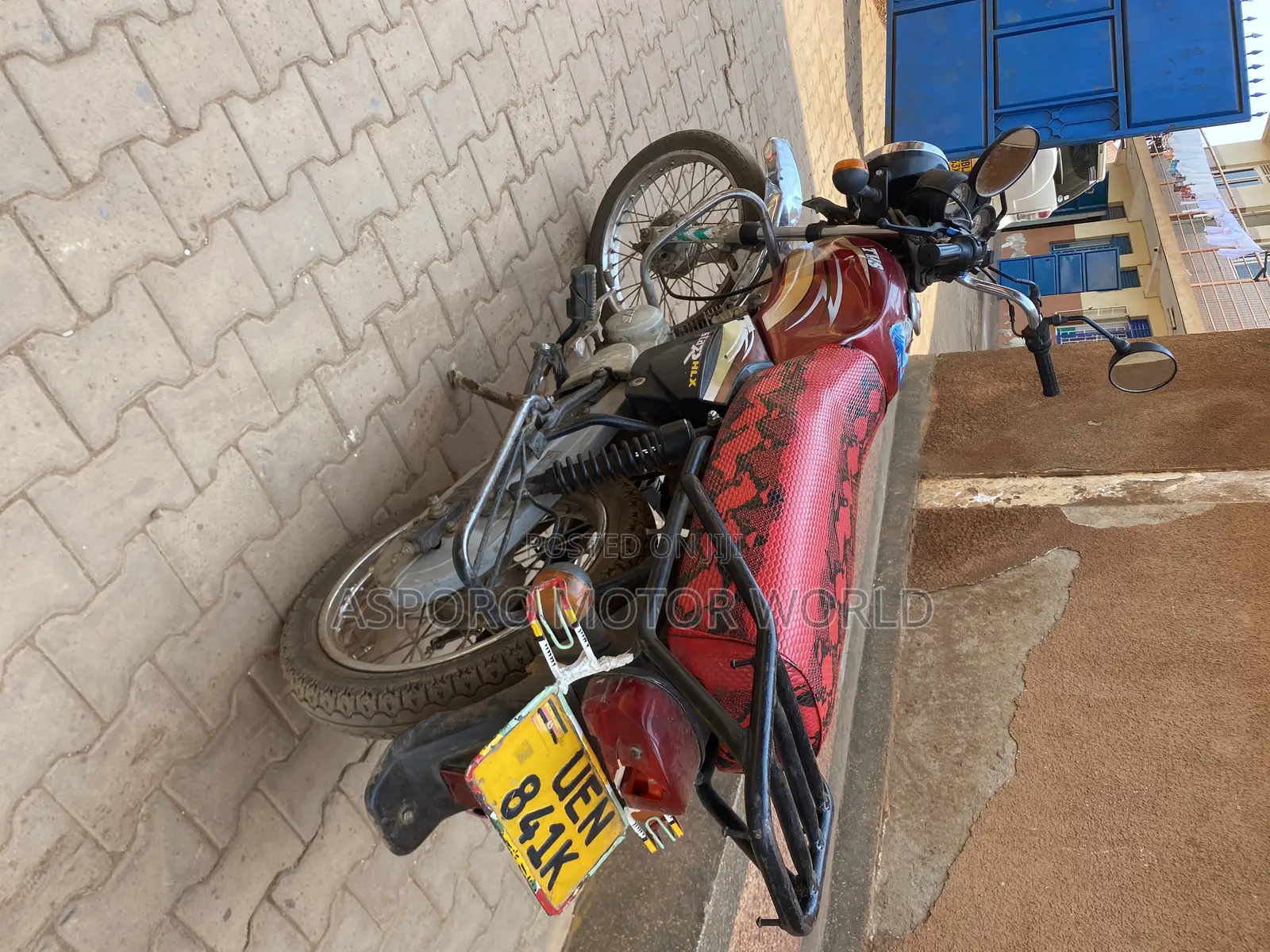 TVS XL 100 2018 Red