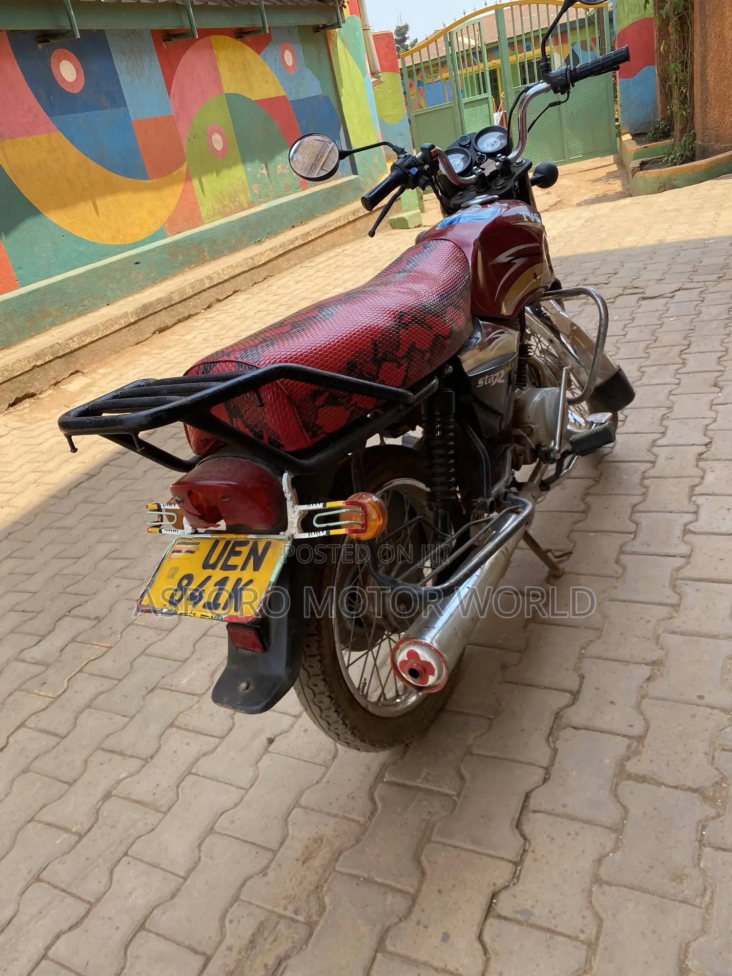 TVS XL 100 2018 Red