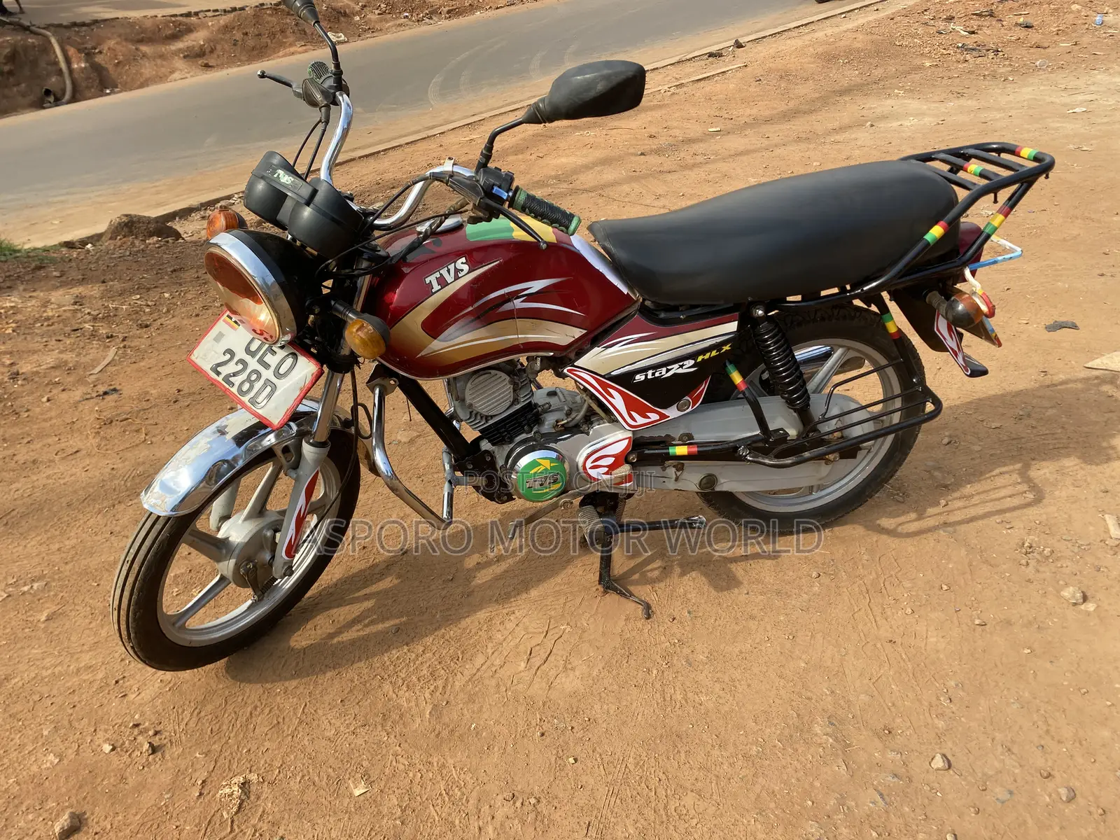 TVS XL 100 2019 Red