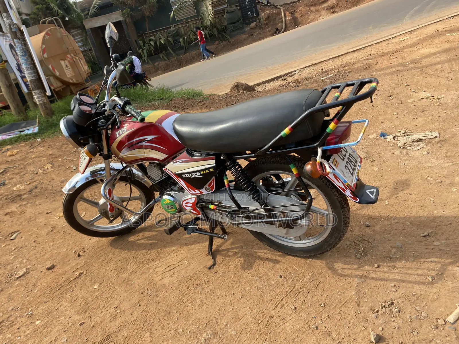 TVS XL 100 2019 Red