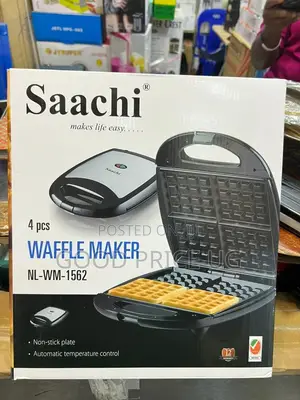 Saachi Square Waffle Maker, Model Nl-Wm-1562.