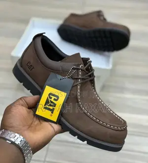 Classic Men’S Coffee Brown Caterpillar (Cat) Smart Casual Low Shoes