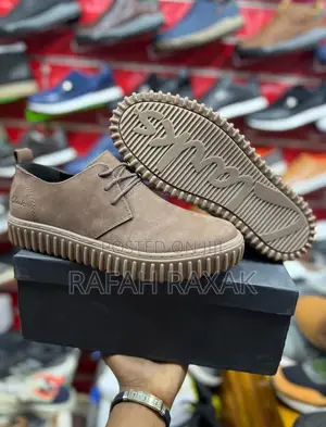 Original Men’S Dark Tan Leather Clarks Casual Torhill Low Shoes