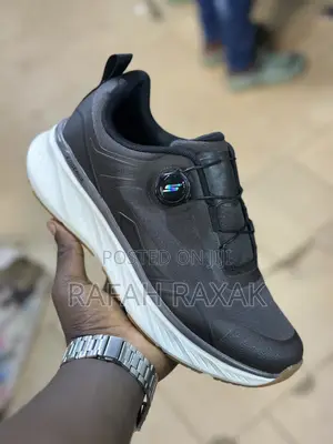 Original Men’S Coffee Brown Skechers Edgeride Slip-ins Running Sneaker