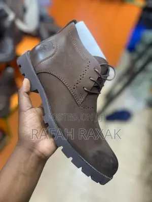 Original Men’S Dark Brown Leather Timberland Smart Casual Boots