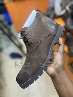 Original Men’S Dark Brown Leather Timberland Smart Casual Boots