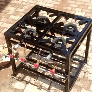 Gass Cooker Commercial Four Burners