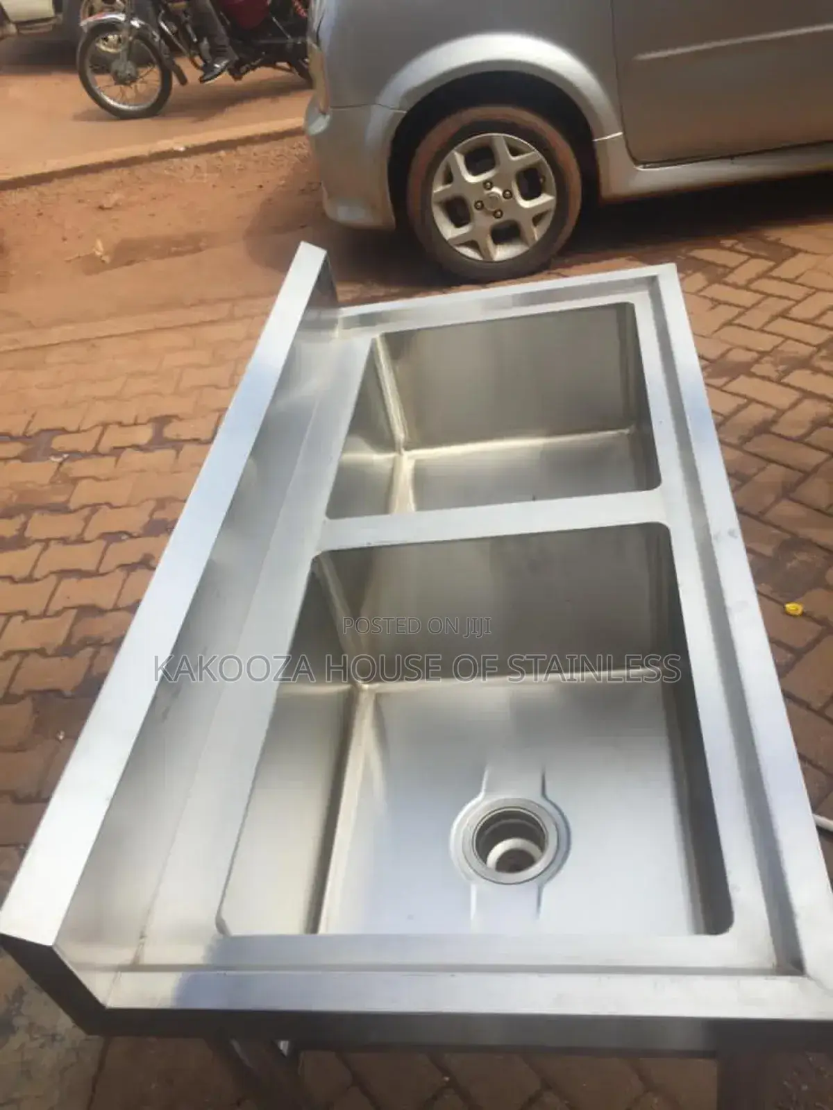 Commercial Washing Sink Dable Bowl With Stand