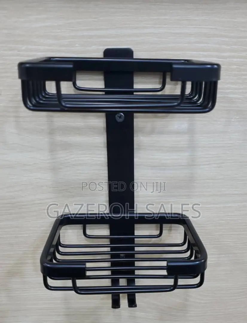Double Soap Dish Holder With Sponge Hooks