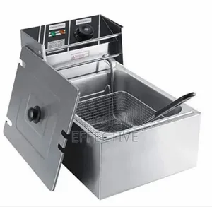 Adh Stainless Steel 4 Litres Electric Deep Fryer.