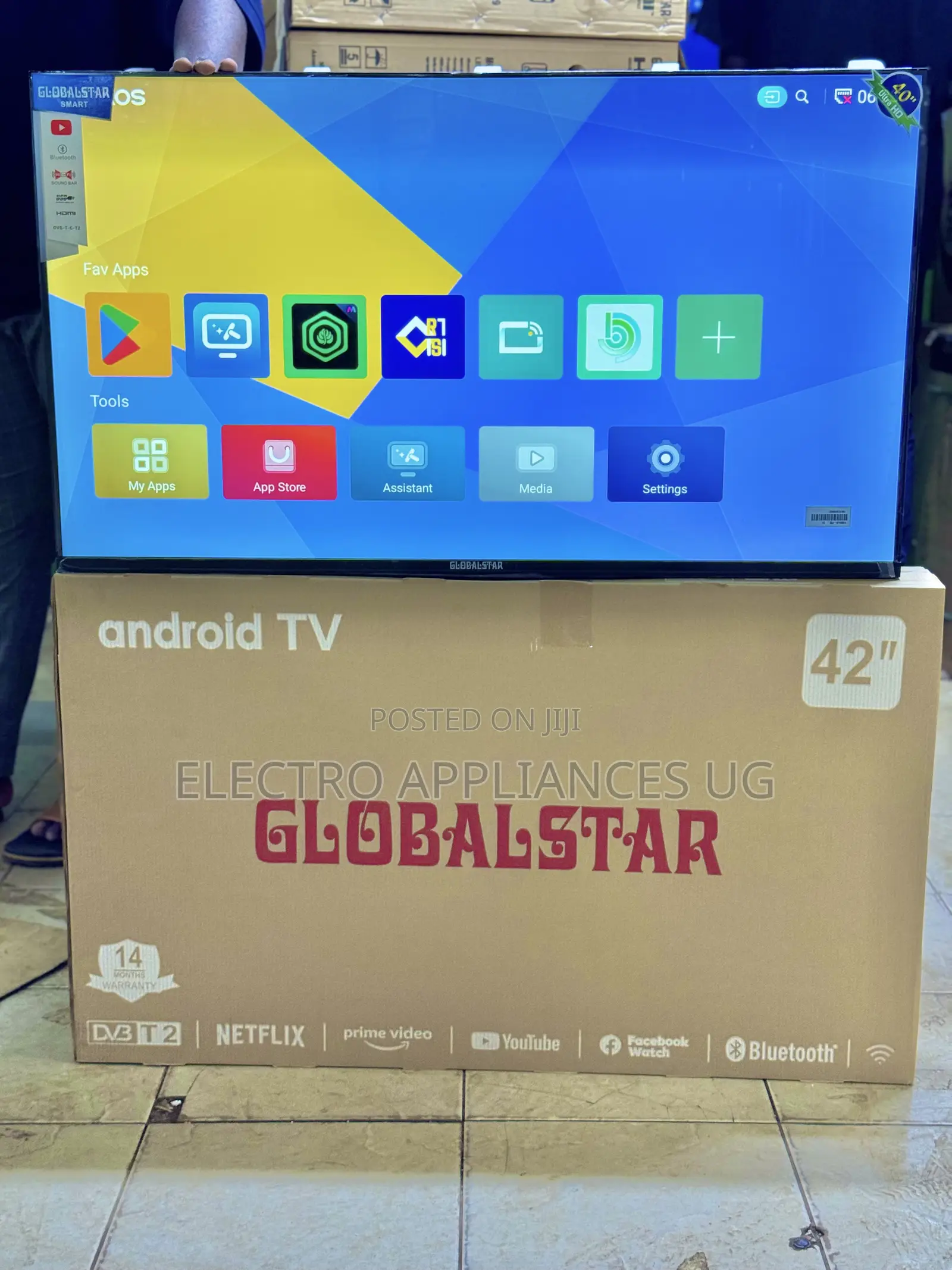 Globalstar 42-Inch Android Smart TV.