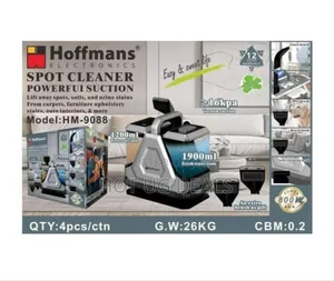 Hoffmans Electric Wet And Dry Portable Carpet / Spot Cleaner