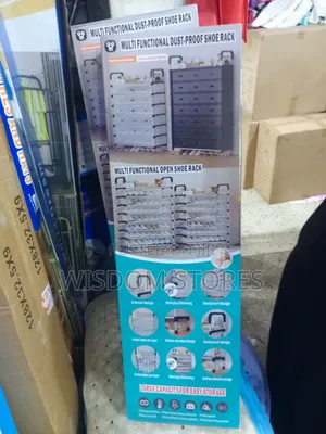 Multi-functional, Dust-proof Shoe Rack.