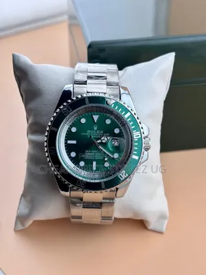 Rolex Yacht-Master Platinum Bezel Green,Silver Dial Watch