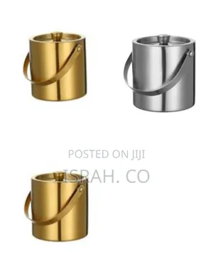 Elegant Stainless Steel Ice Bucket