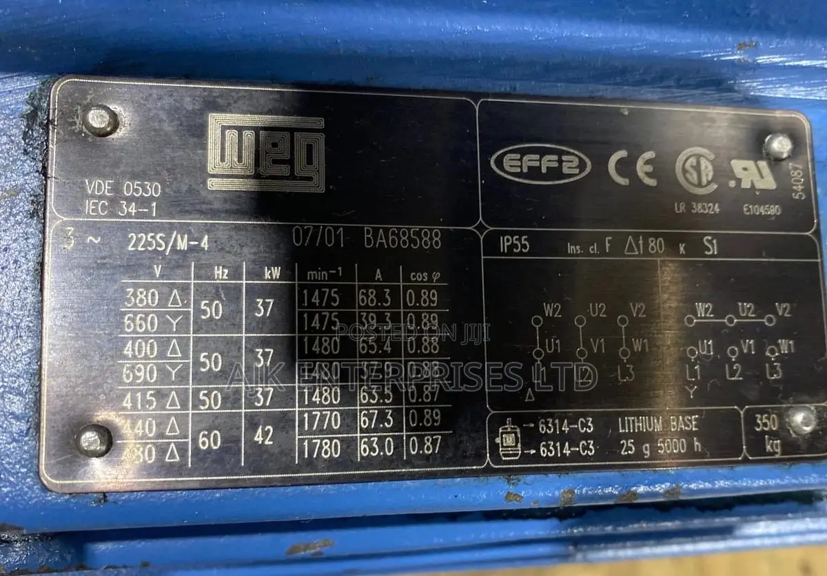 Original Three Phase 50hp Normal Speed Motor