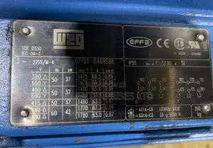 Original Three Phase 50hp Normal Speed Motor