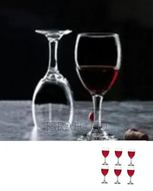 6 Pieces of Strong Wine Glasses