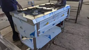Stainless Gas Burner Cooker With Shelve
