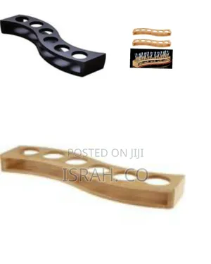 Wavy Wooden Serving Holder / Display Tray -