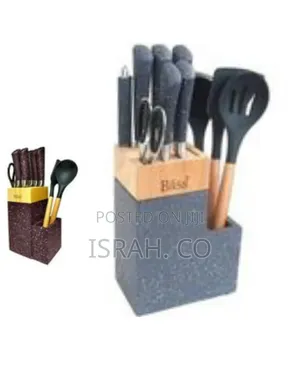 Premium Kitchen Knife and Utensil Block Set (Set of 11)