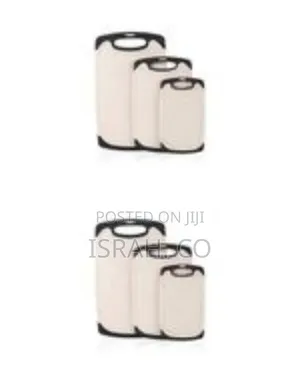 Professional Non-Slip Cutting Board Set With Easy-Grip Handles