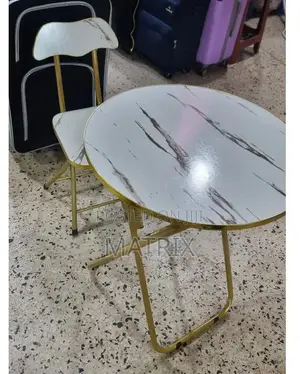 Flodable Table With Chair