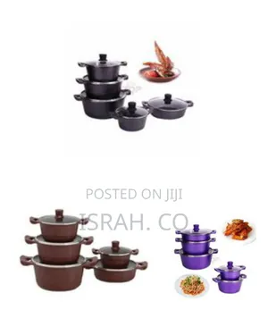 Premium Non-Stick Cookware Set With Hammered Copper-Tone Finish