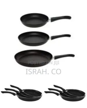 Versatile Set of Three Non-Stick Frying Pans
