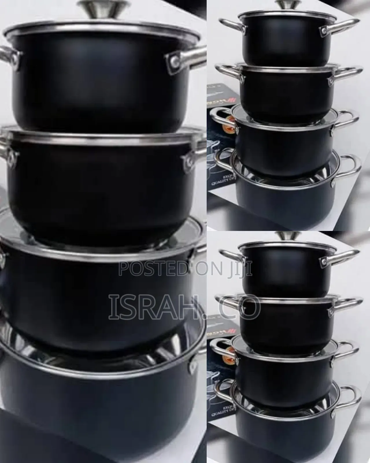 Professional Non-Stick Cookware Set With Lids