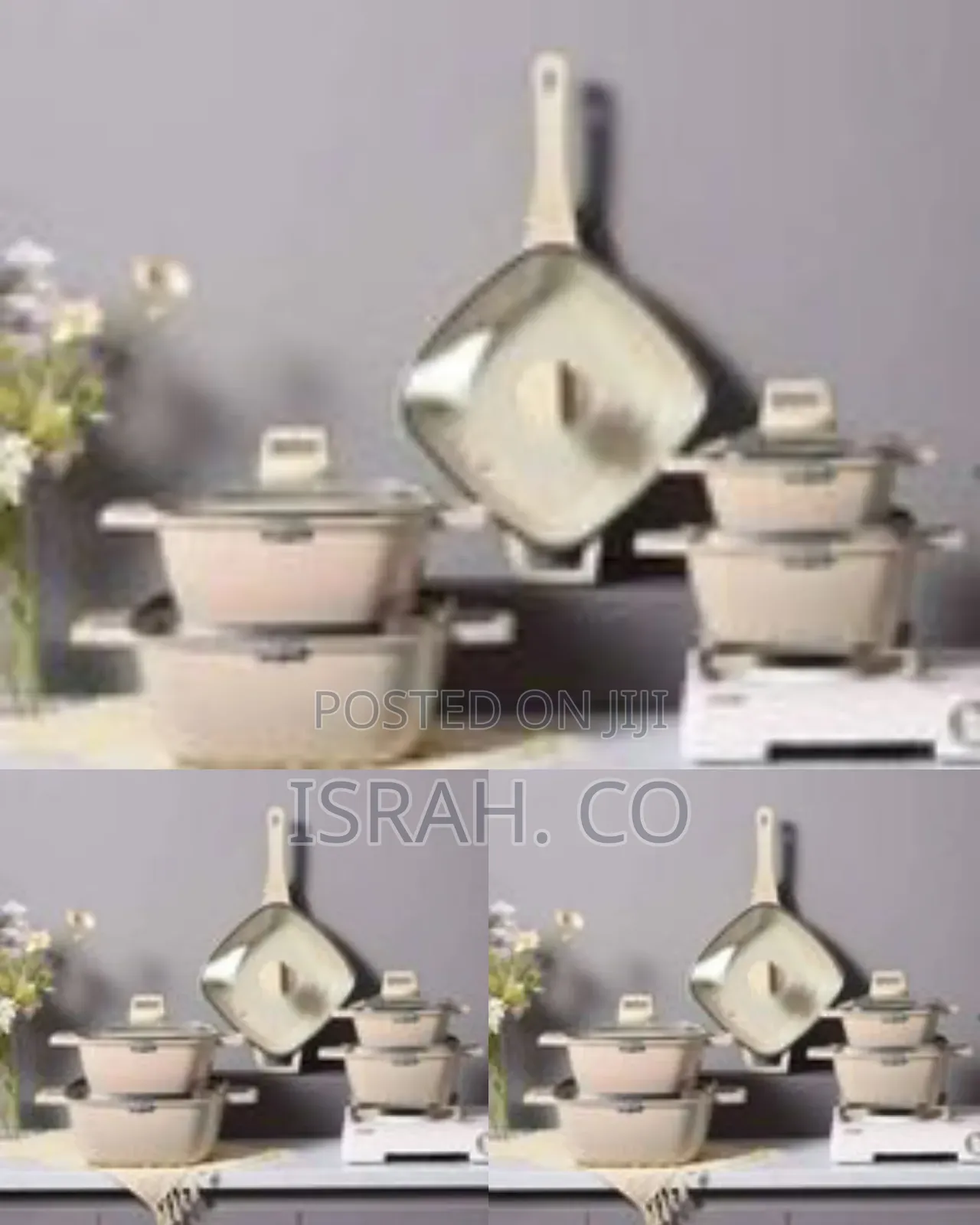 Non-Stick Stone-Coated Cookware Set